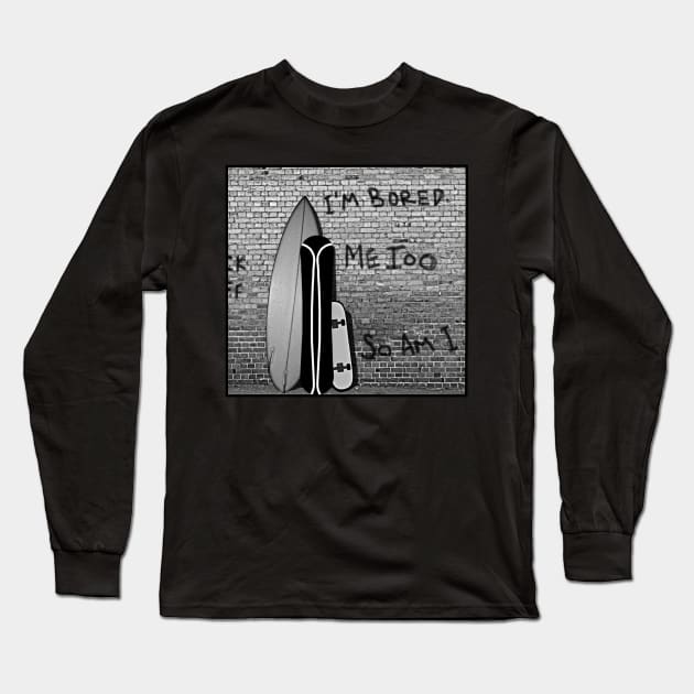 Bored Boards Graffiti Walls. Long Sleeve T-Shirt by BrotherAdam